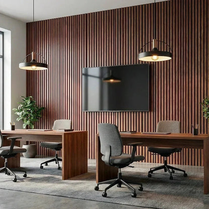 Paneles Acústicos Flexibles de Madera (270 cm × 110 cm)
